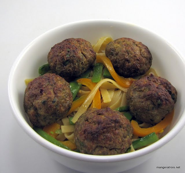 Gingery Pork Meatballs