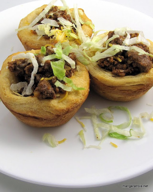 Biscuit Taco Cups