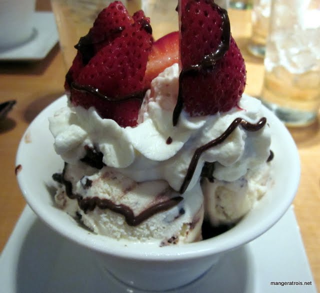 brownie sundae