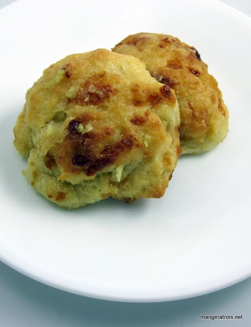 Cheesy Garlic Drop Biscuits