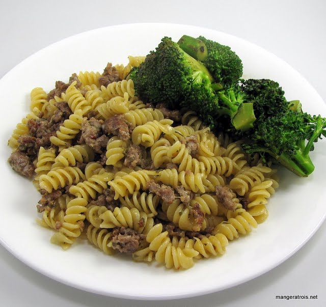 Pork Sausage Pasta