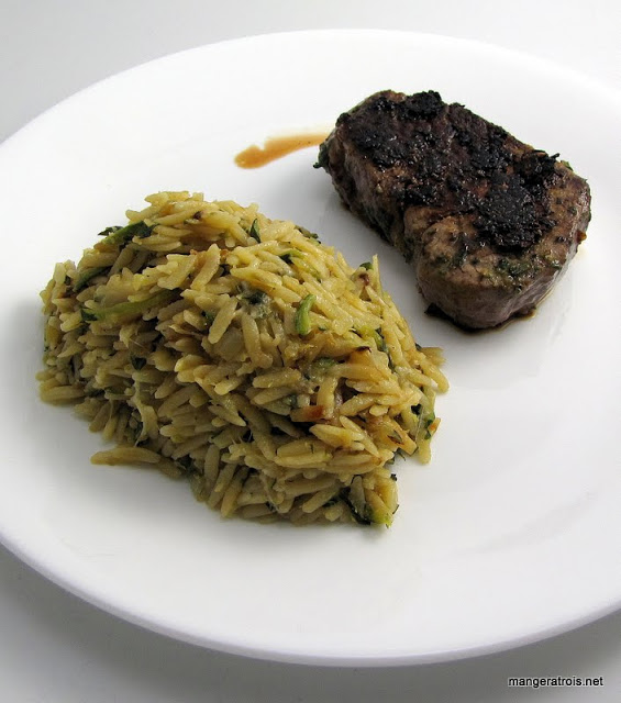 Disappearing Zucchini Orzo