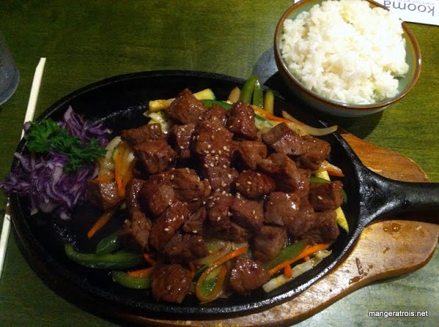 Sirloin Beef Hibachi