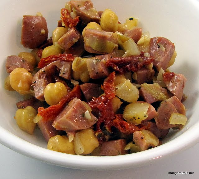 Chickpea and Sausage Salad